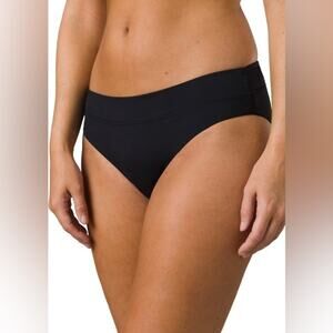 Prana Summer Wave Bikini Bottom in Black